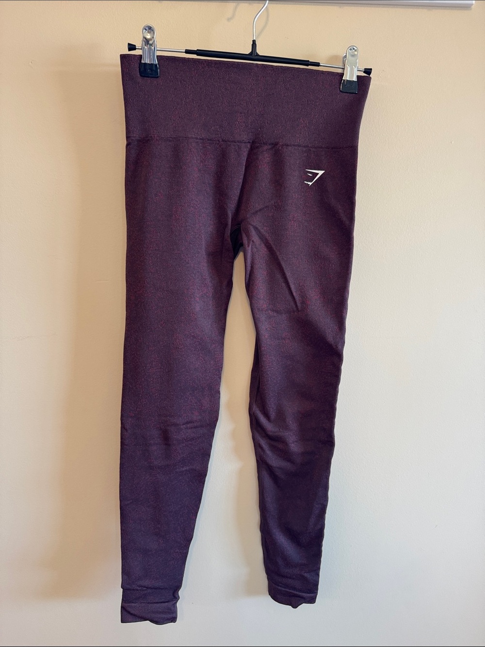 Gymshark Burgundy High-Waist Leggings